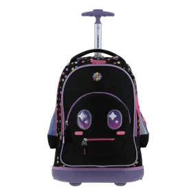 Mochila Con Ruedas Negra Para Nia Happy Girl By Chenson Vom