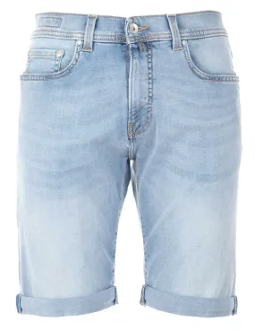 PIERRE CARDIN - Pantalón corto azul claro denim C7 34520 8128 Hombre